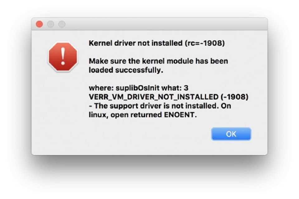 How To Solve ‘VirtualBox Kernel Driver Not Installed’ Issue